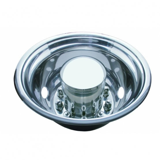 22.5" O.D. Stainless Rear Wheel Simulator Set - 2 Vent Hole, Hub Piloted