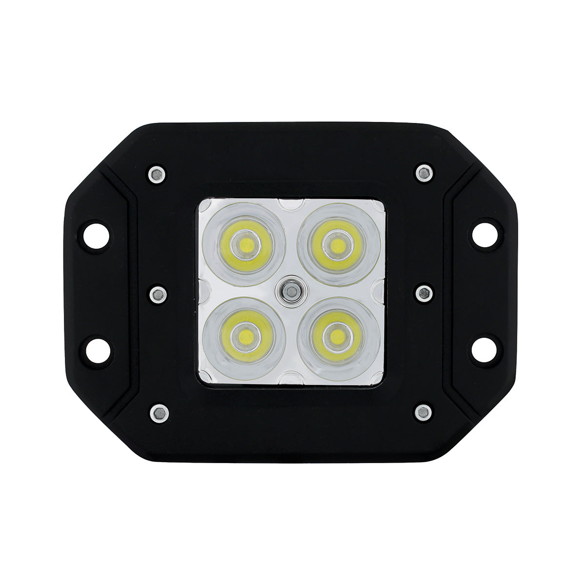 4 High Power LED Flange Mount Work Light - Spot Light