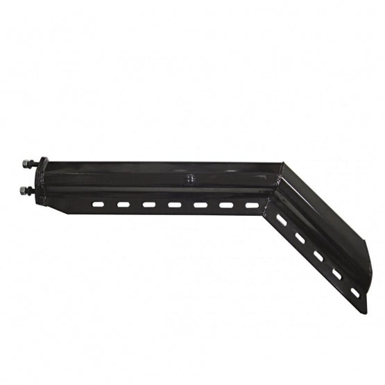 30" Black 45-Degree Angled Heavy Duty Mud Flap Hangers - 1-1/8" Bolt Pattern (Pair)
