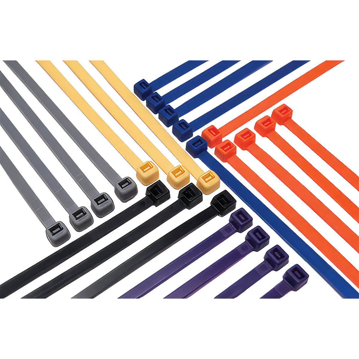 11.5" Blue Nylon Cable Zip Ties 50 Lbs (14-Pack)