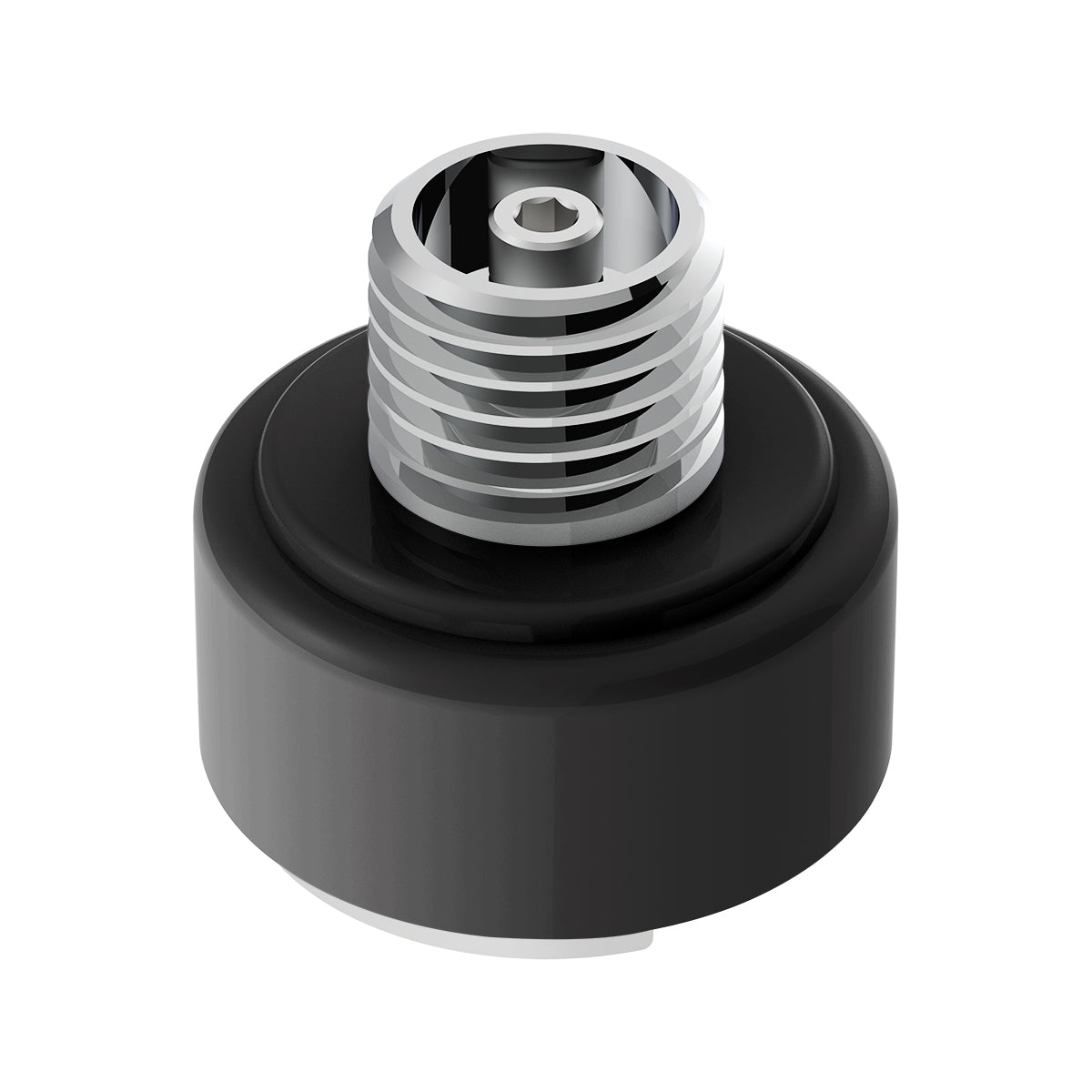 M30X3.5 Thread-On Shift Knob Mounting Adapter For Eaton Fuller Style 9/10 Shifter - Matte Black