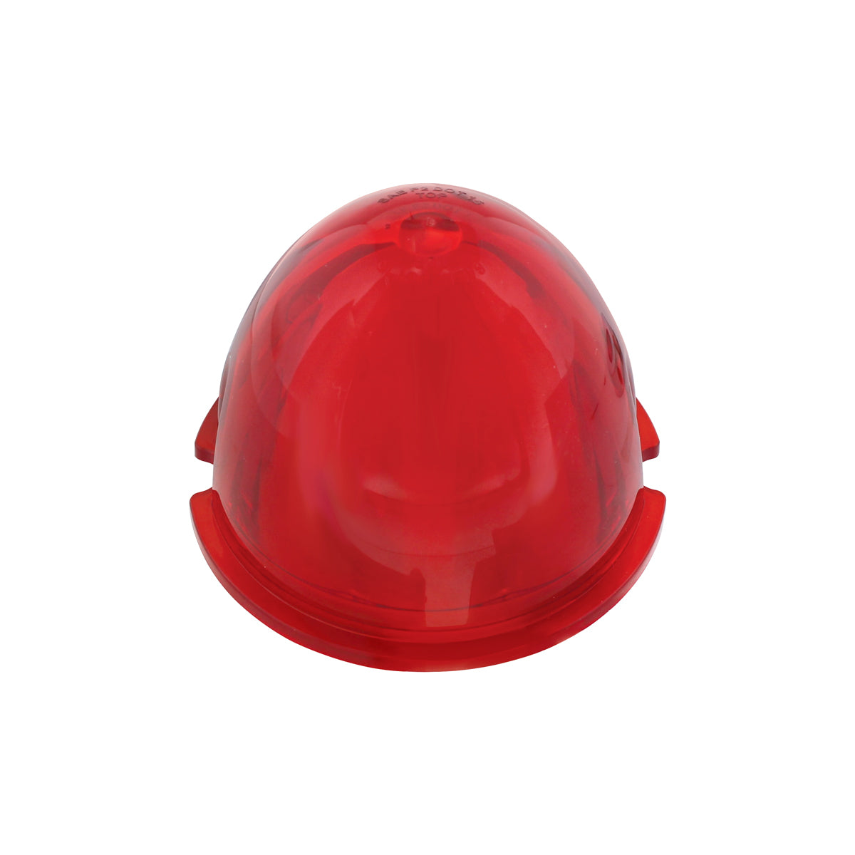 9 LED Dual Function GloLight Watermelon Cab/Auxiliary Light - Red LED/Red Lens