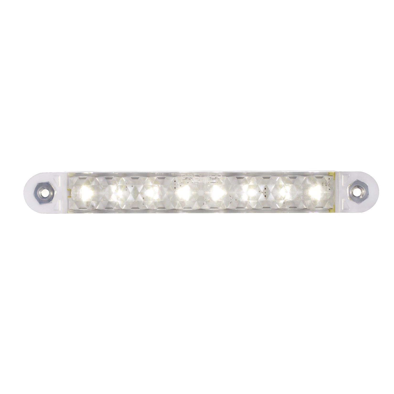 5" 8 White LED Light Strip With 2-Wire Connection