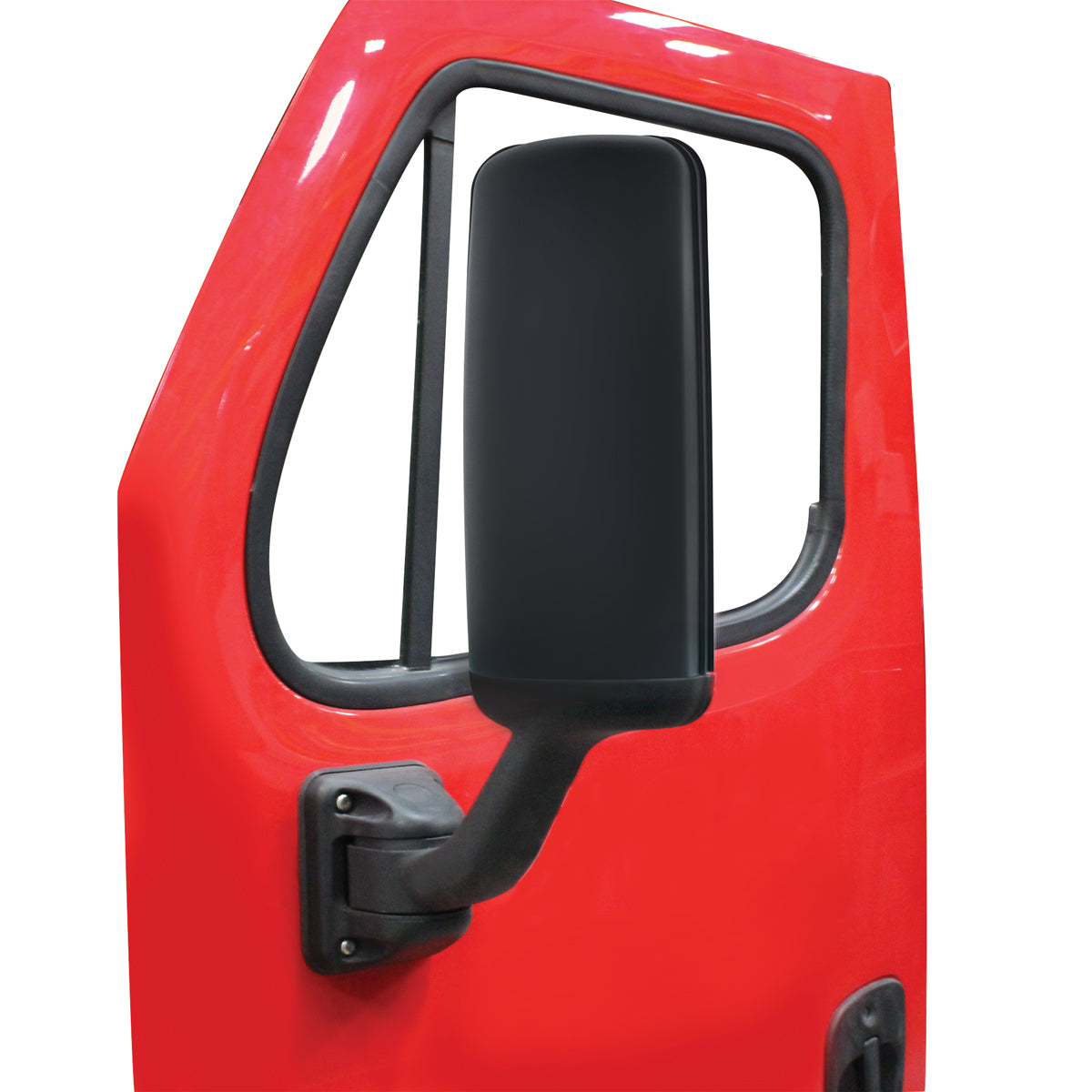 Matte Black Mirror Cover For 2008-2017 Freightliner Cascadia - Passenger