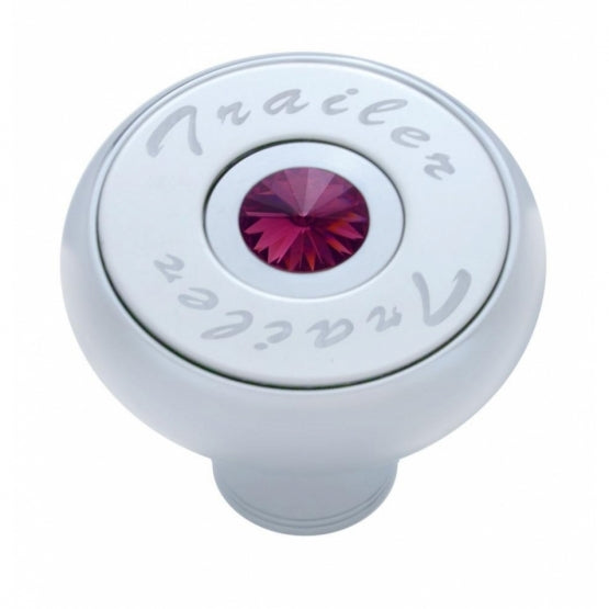 "Trailer" Deluxe Air Valve Knob - Purple Crystal