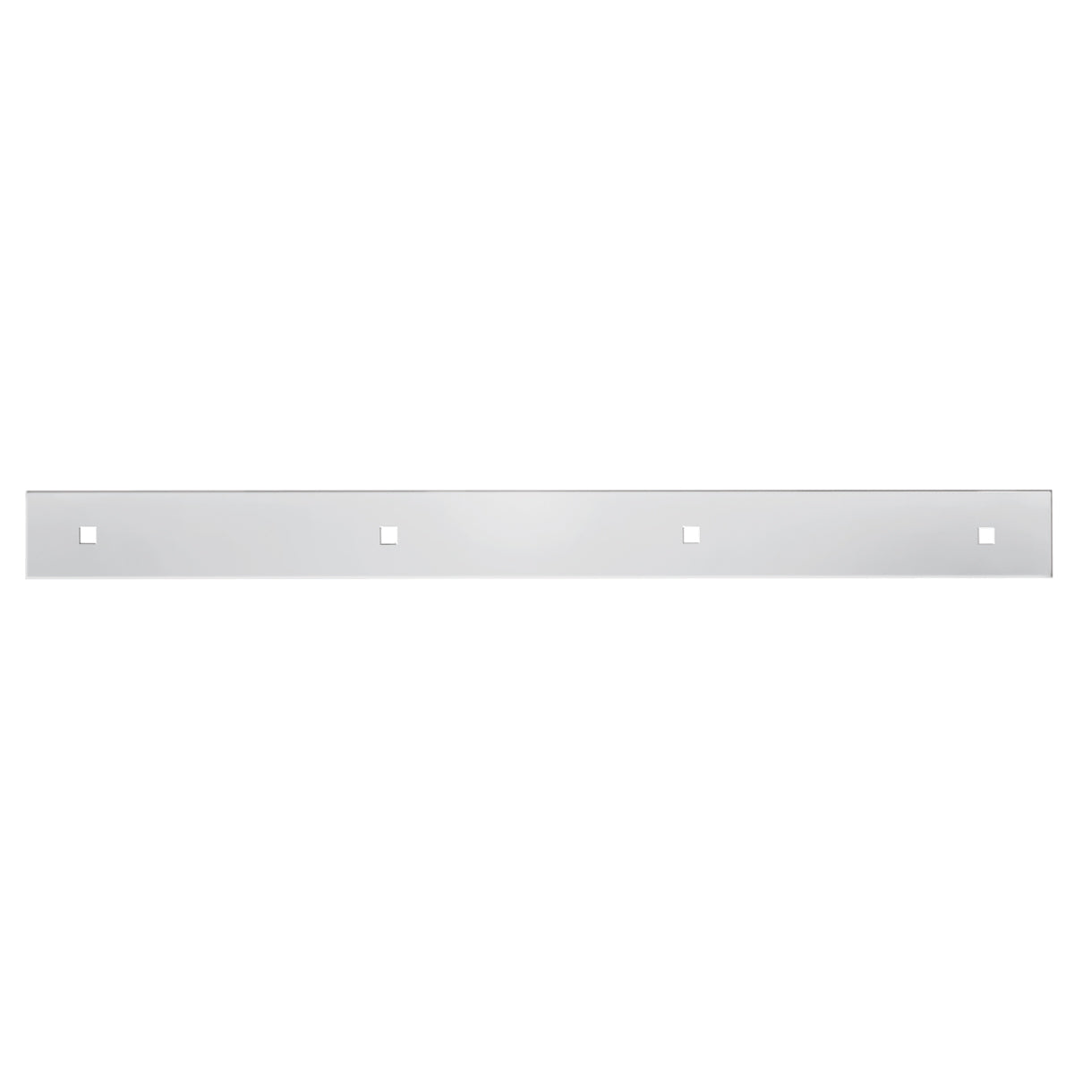 2" X 24" 430 Stainless Steel Top Mud Flap Plate - Bolt Thru