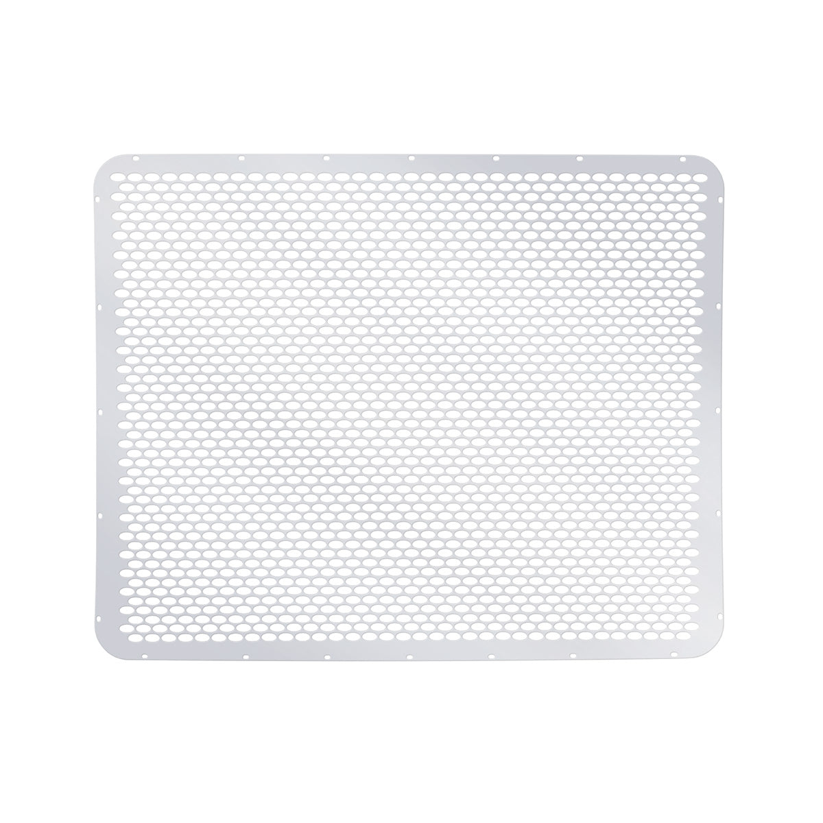 430 Stainless Grille Mesh For Peterbilt 379 With Short Hood - Alternating Oval Holes