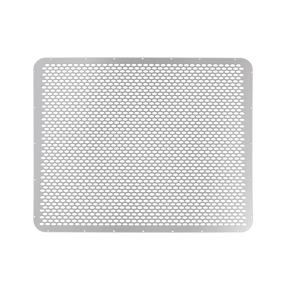 304 Stainless Grille Mesh For Peterbilt 379 With Short Hood - Alternating Oval Holes