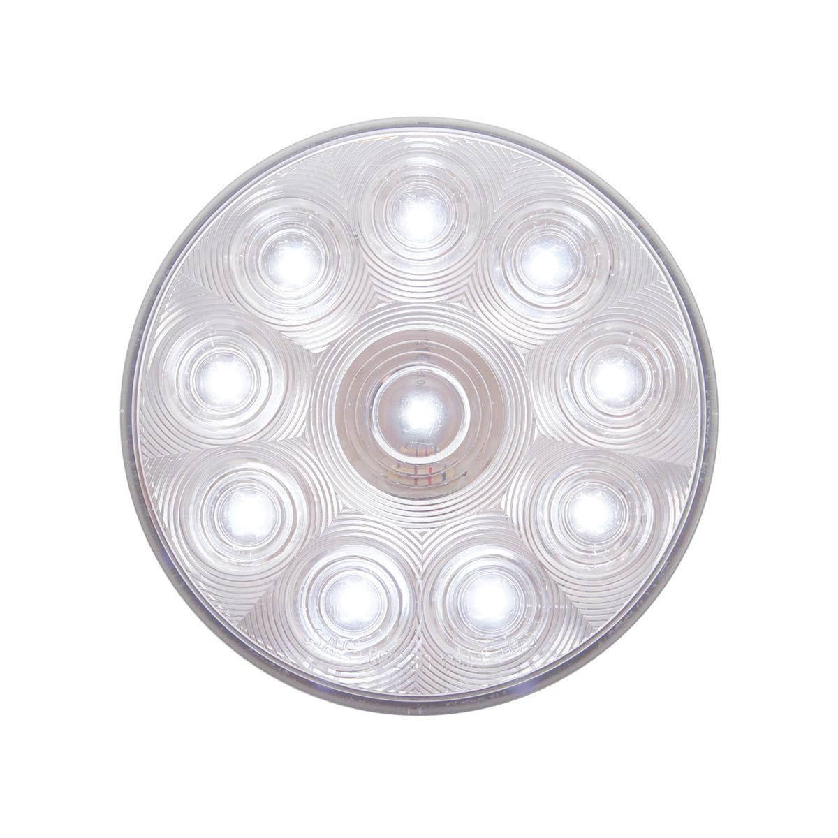 10 LED 4 "Auxiliary/Utility Light - White LED/Clear Lens