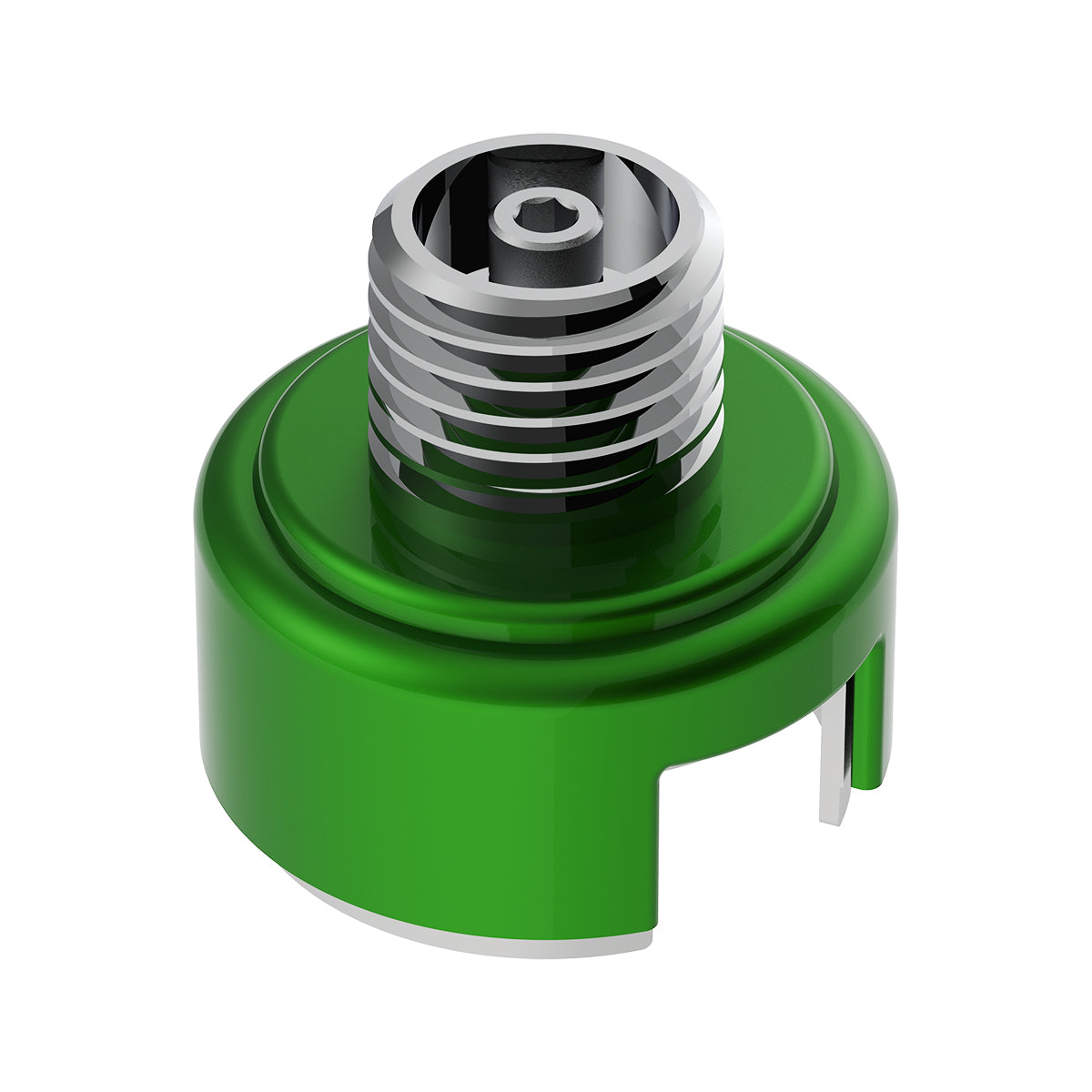 M30X3.5 Thread-On Shift Knob Mounting Adapter For Eaton Fuller Style 13/15/18 Shifter - Emerald Green