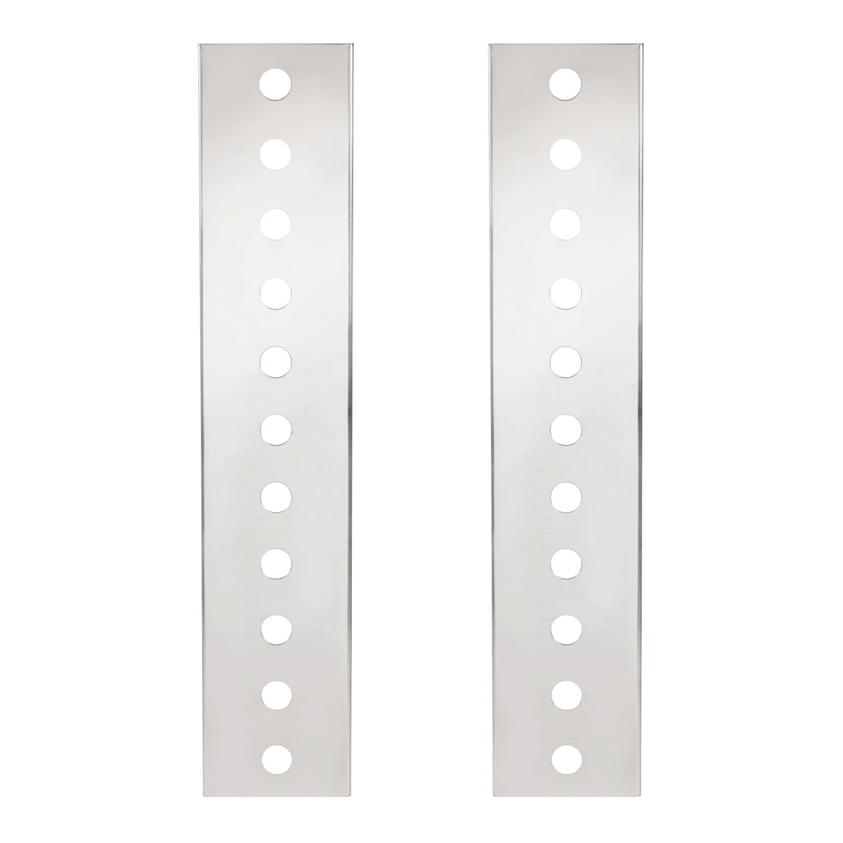 Peterbilt Stainless Front Air Cleaner Bracket Only - 22 Mini Light Cutouts