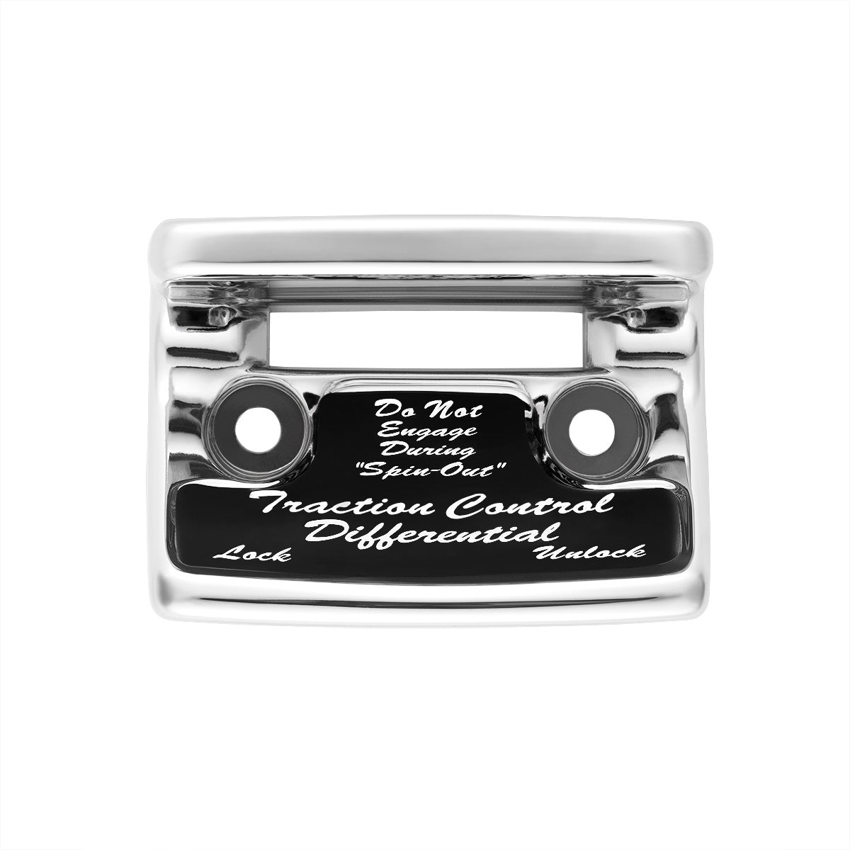 "Traction Control Differential" Switch Guard With Black Sticker