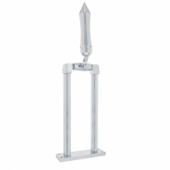 11" Chrome Air Horn Lever Set With "Talladega" Grip