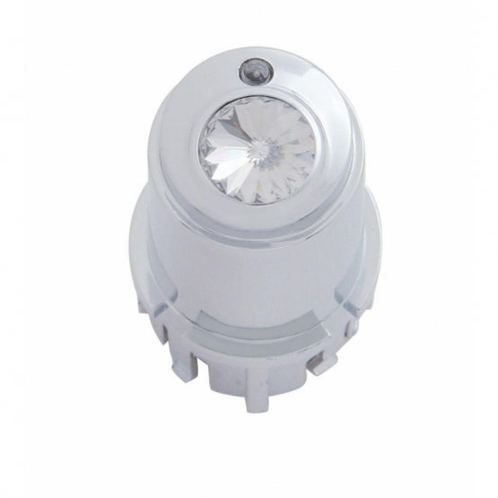Center A/C Control Knob For 2006+ Kenworth - Clear Crystal