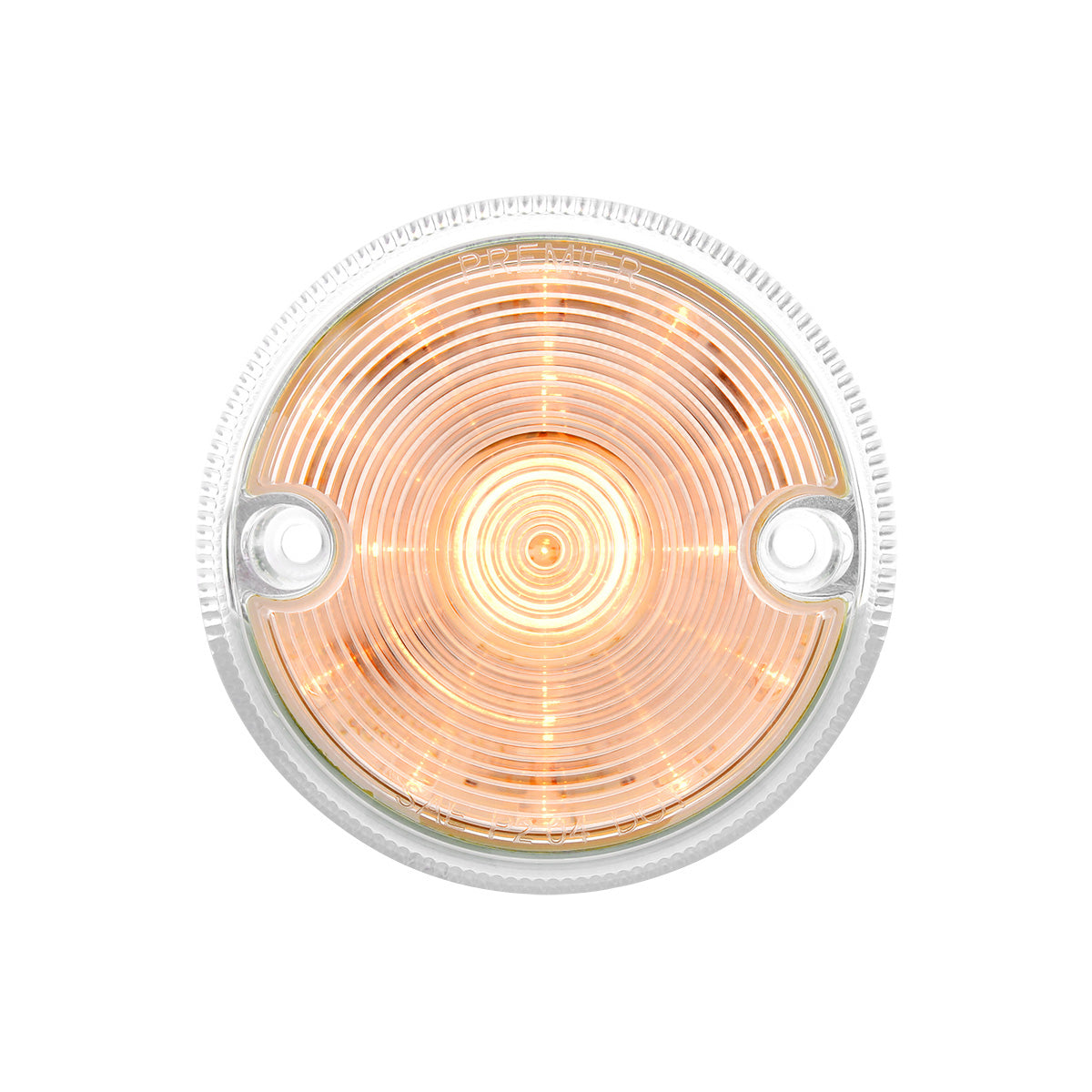 15 LED 3" Series 2 Light For Double Face Light Housing - Amber LED/Clear Lens (Bulk)