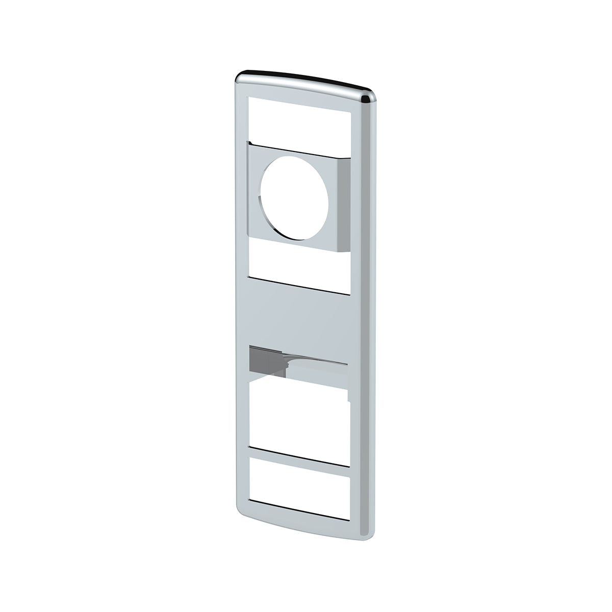 Chrome Door Switch Cover With Power Windows/Mirrors/Door Locks For 2018-2025 Freightliner Cascadia - Driver