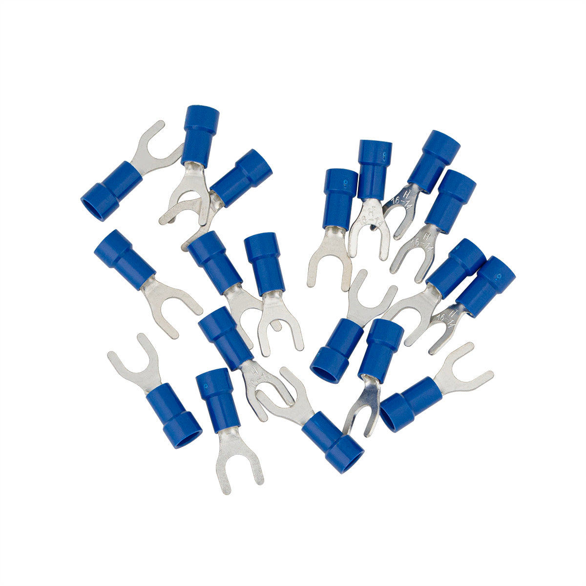 16-14 AWG #10 Stud Vinyl Spade Terminal (19-Pack)