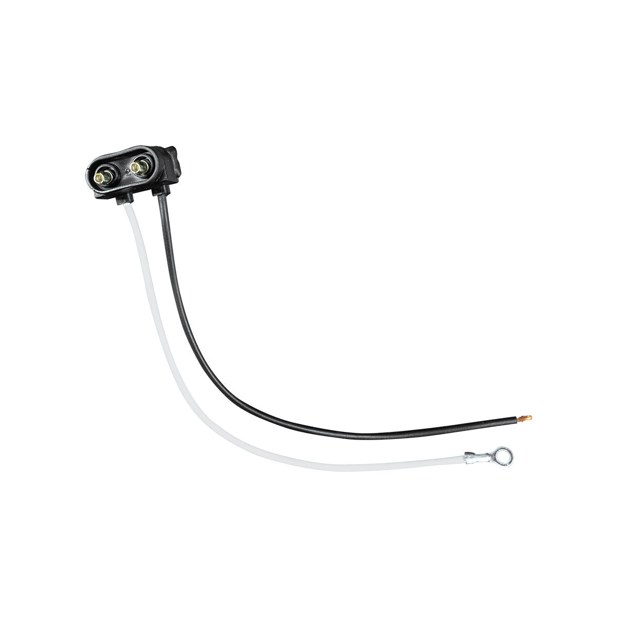 2 Wire Pigtail With 2 Prong Vertical Style Plug-6" Lead (Card)