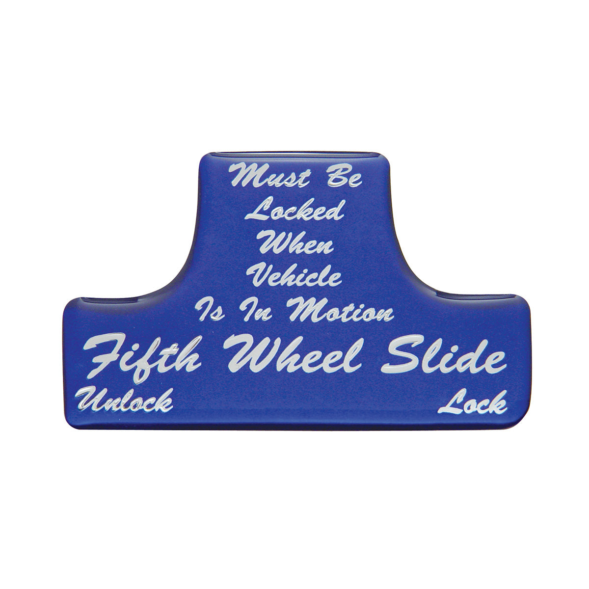 "Fifth Wheel" Switch Guard Sticker Only - Blue