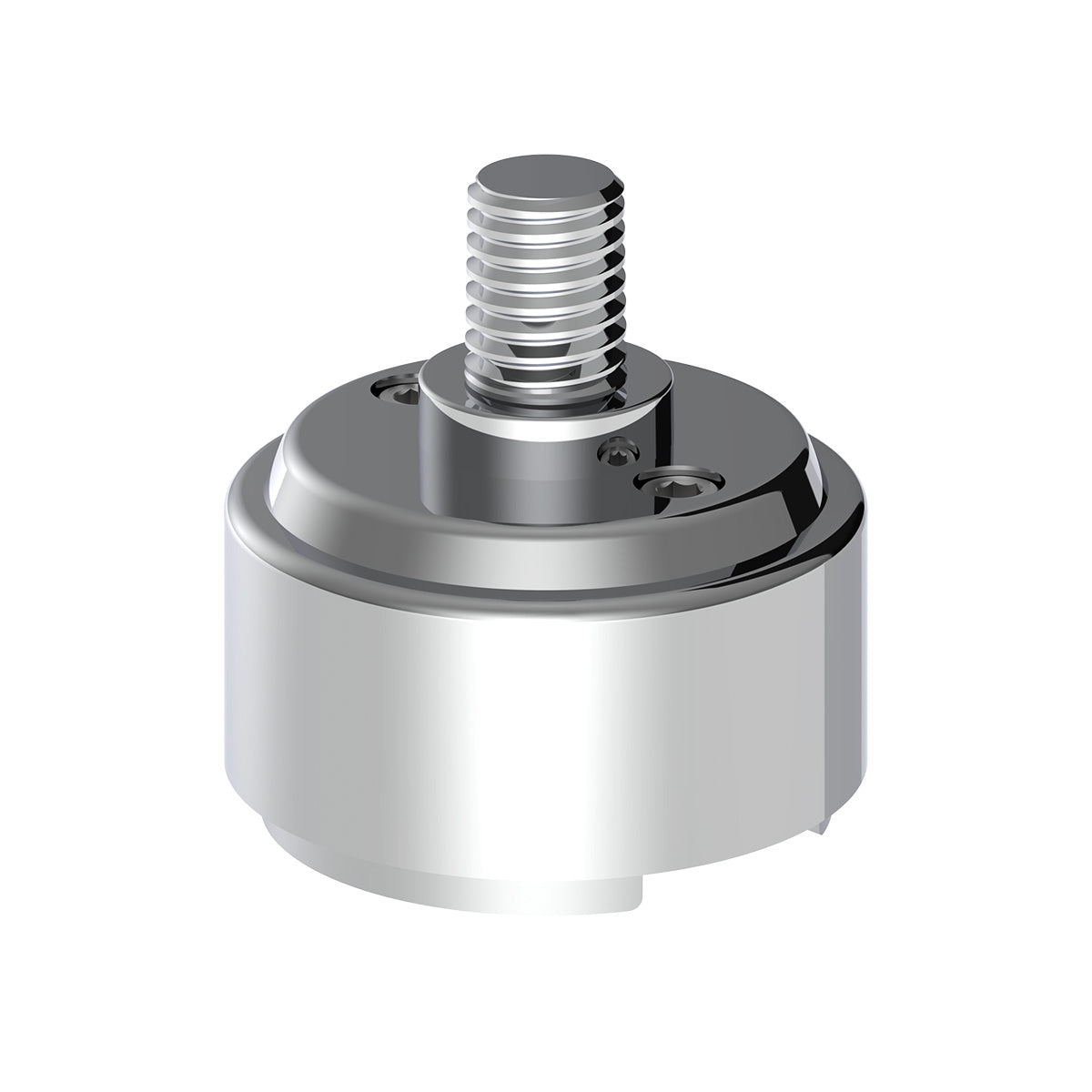 1/2"-13 Thread-On Shift Knob Mounting Adapter For Eaton Fuller Style 9/10 Shifter - Chrome (Bulk)