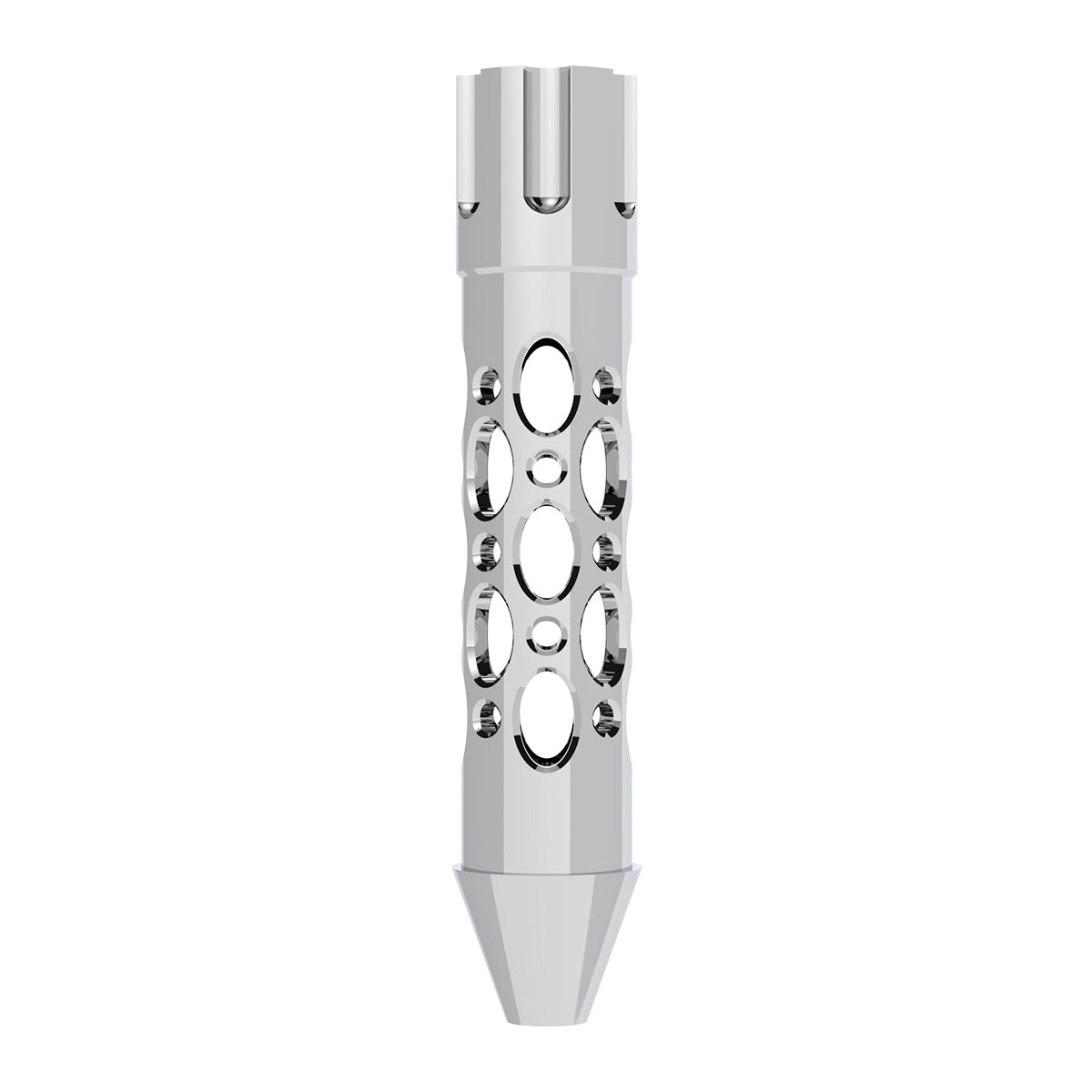 Austin Style Grip Handle With Beer Tap Adapter - Chrome