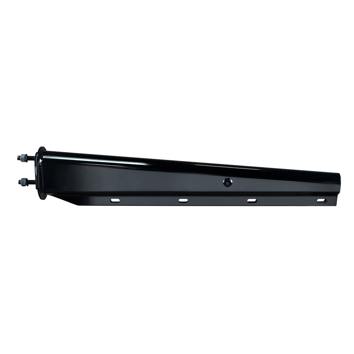30" Black Heavy Duty Mud Flap Hangers - 2.5" Bolt Pattern (Pair)