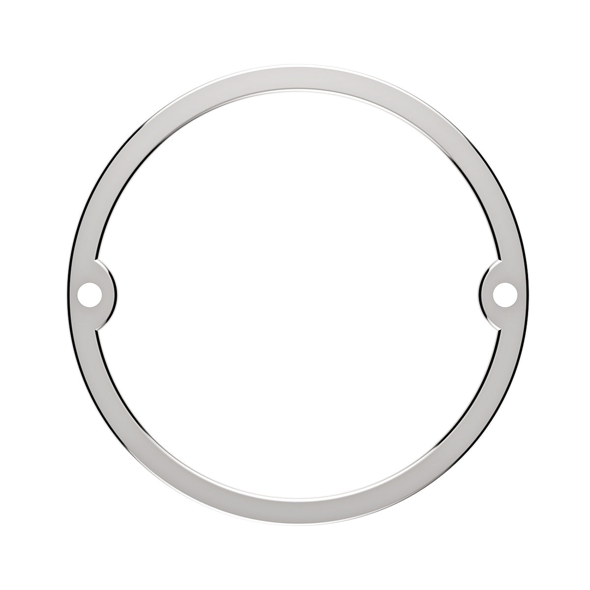Stainless Steel Low Profile Cab Light Bezel
