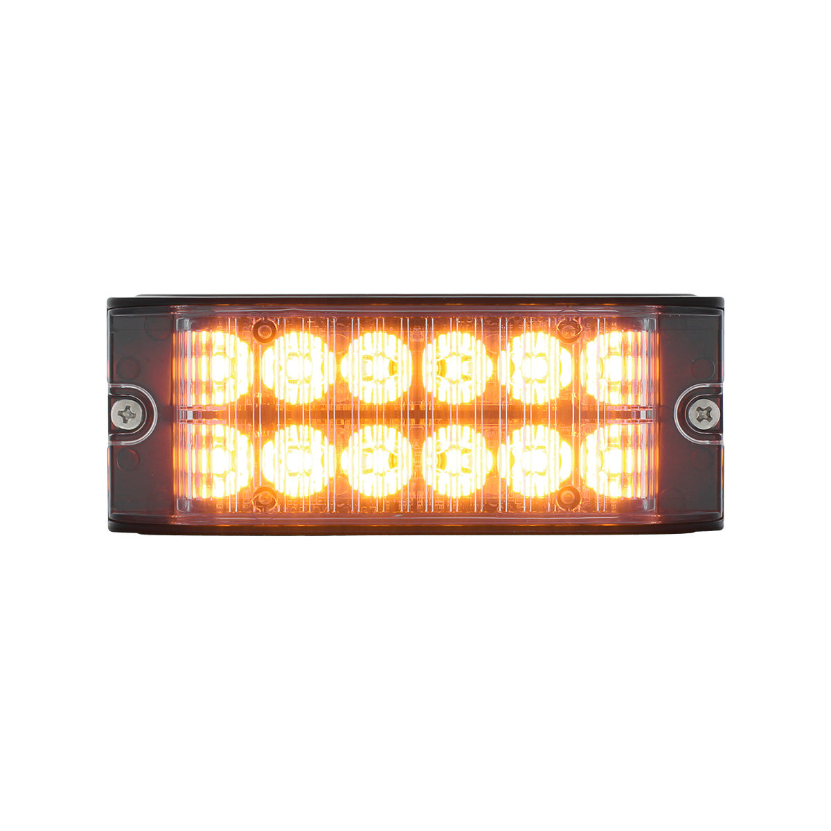 12 High Power LED Low Profile Warning Lighthead - Amber LED
