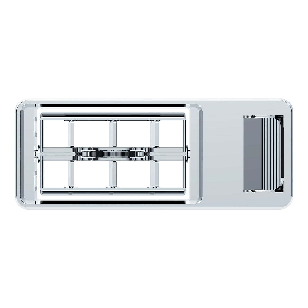 Chrome Plastic A/C Vent For 2001 & Earlier Kenworth - Passenger