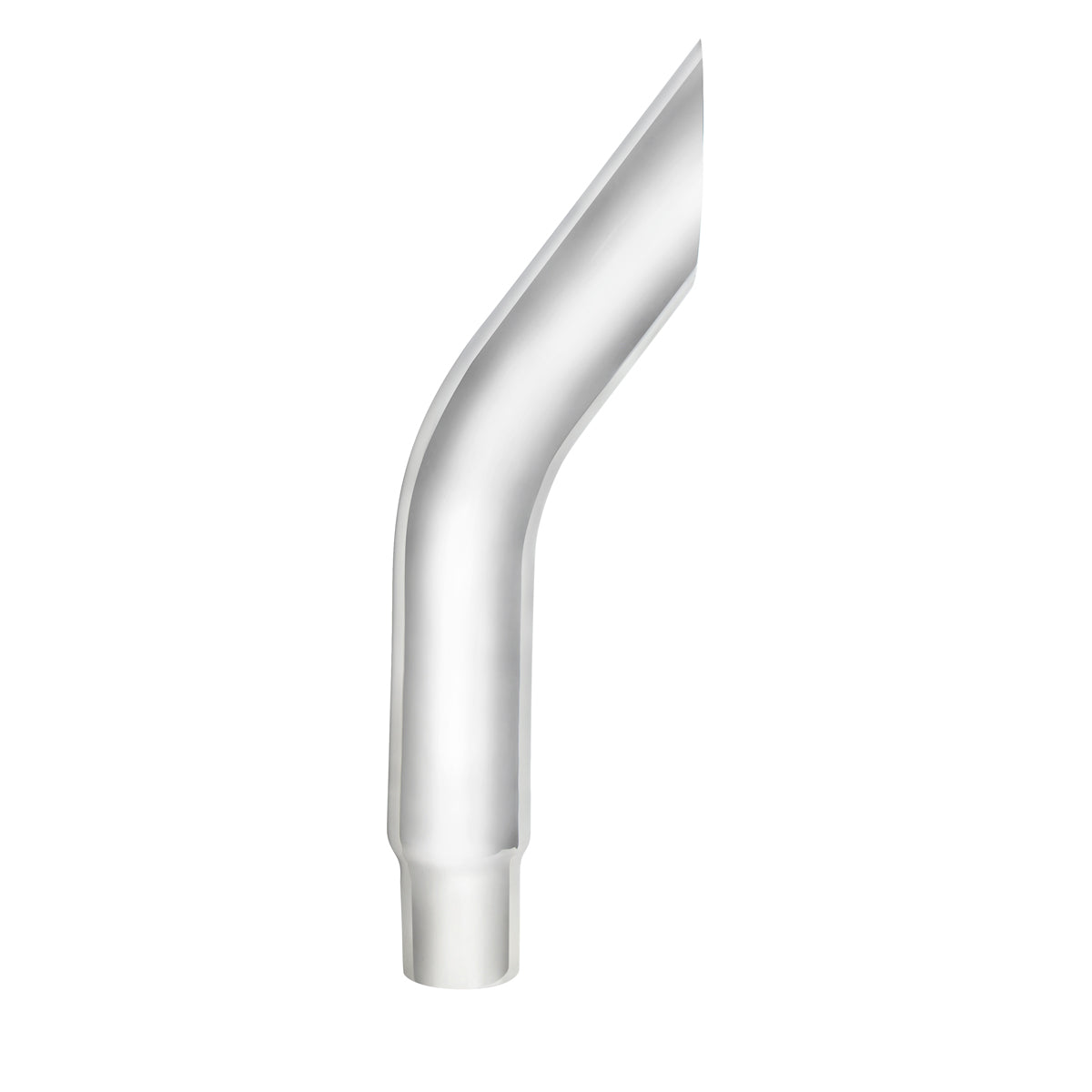 6" Bull Reduce To 5" OD Bottom Exhaust - 96" L