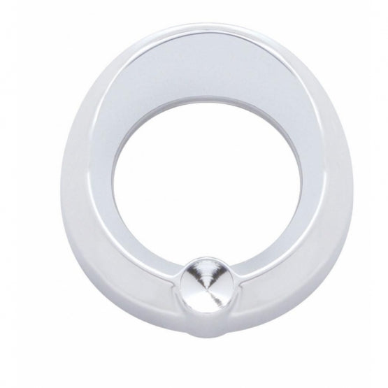 Universal Small Gauge Bezel With Visor - Indented