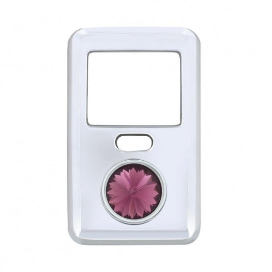 Rocker Switch Cover With Crystal For 1998-2018 Volvo VNL - Purple