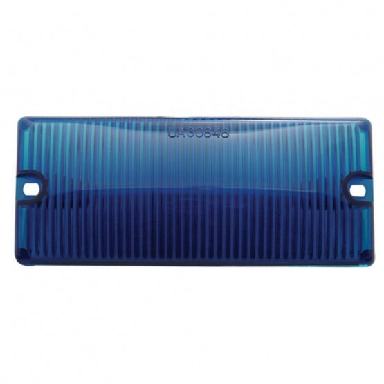 2-3/16" x 5-3/16" Door Light Lens - Blue