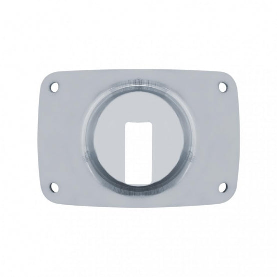 Stainless Peterbilt Headlight Inner Mounting Base Plate