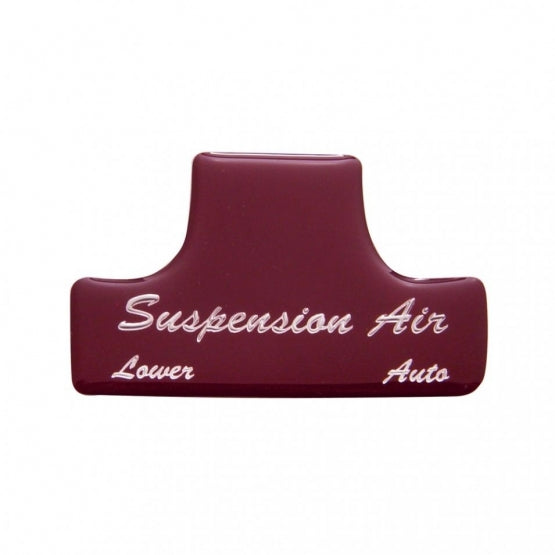 "Suspension Air" Switch Guard Sticker Only - Candy Red