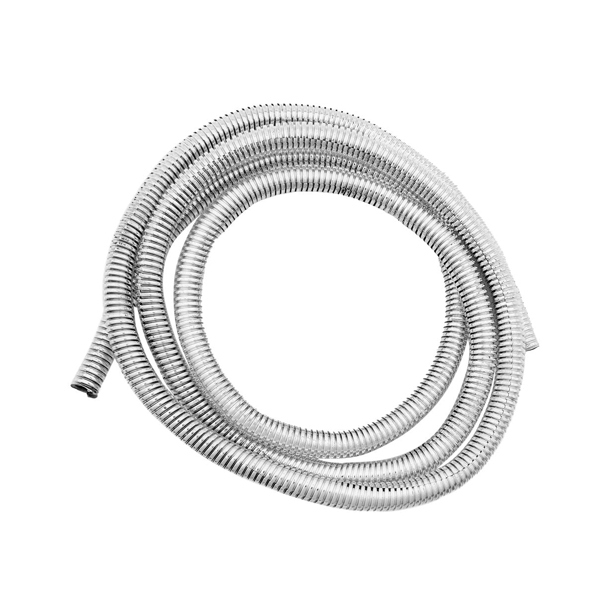 72" Long Chrome Wire Loom - 3/8" Diameter