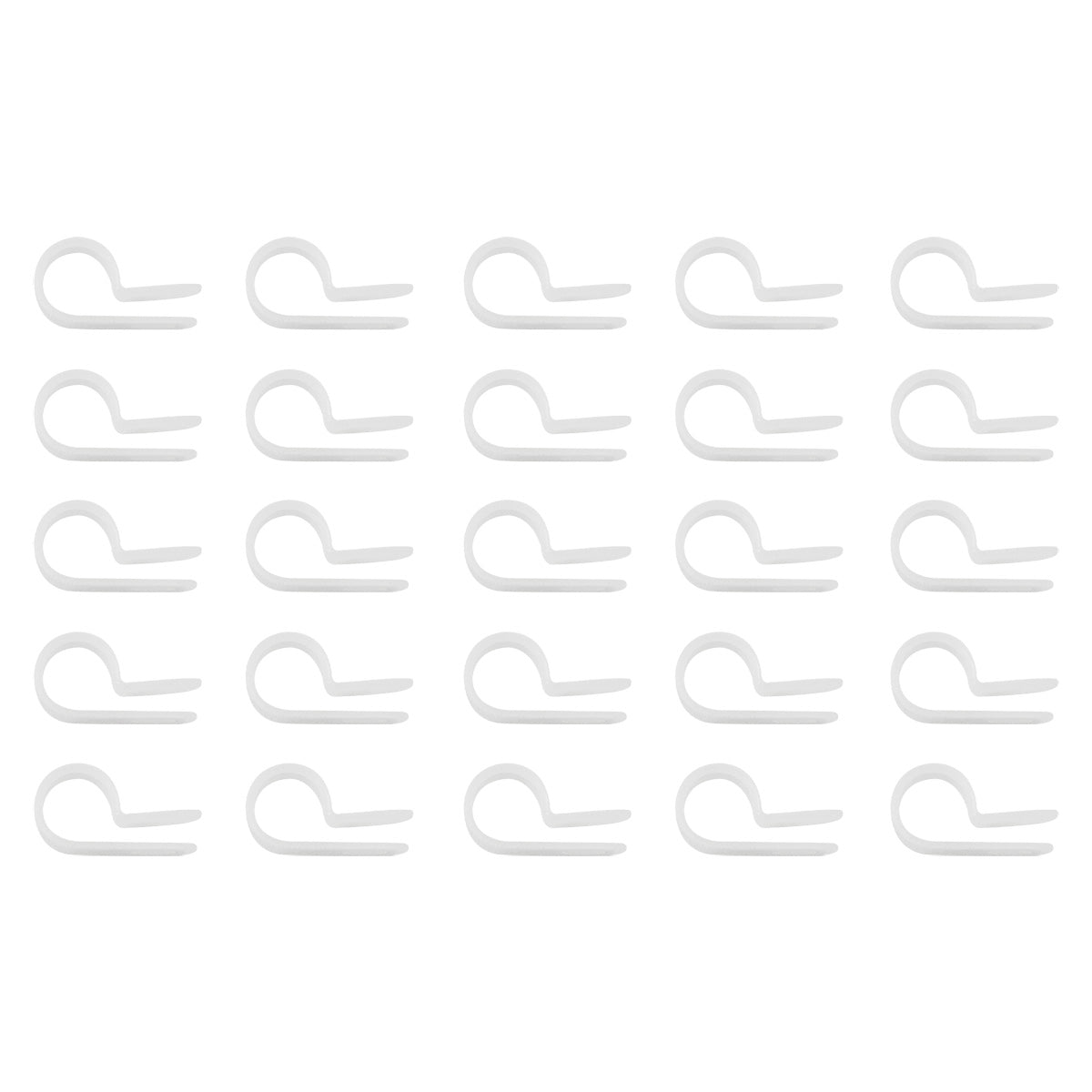 5/16" I.D. Natural Nylon Cable Clamps (25-Pack)