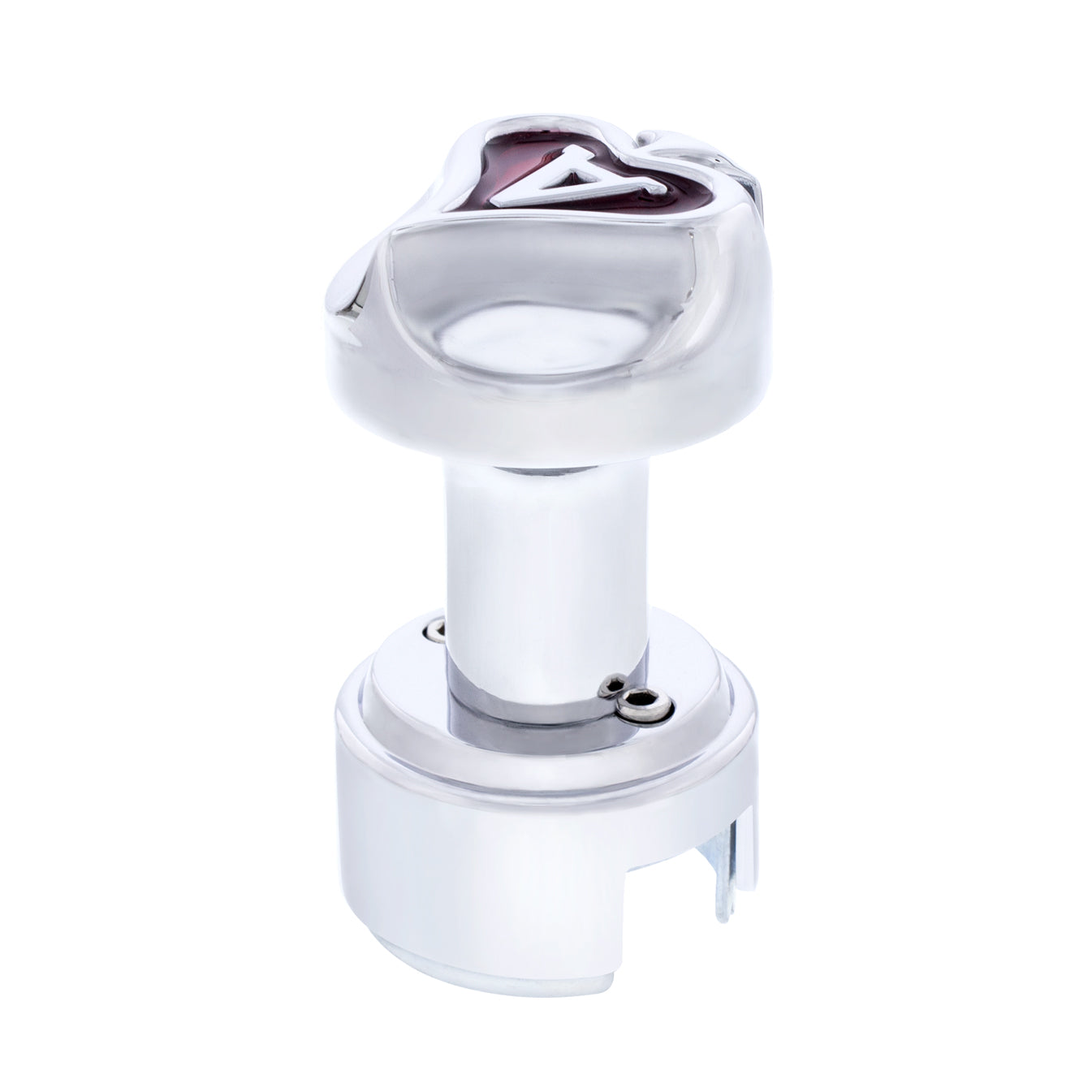 Ace of Spade Thread-On Gearshift Knob With 13/15/18 Speed Adapter - Chrome