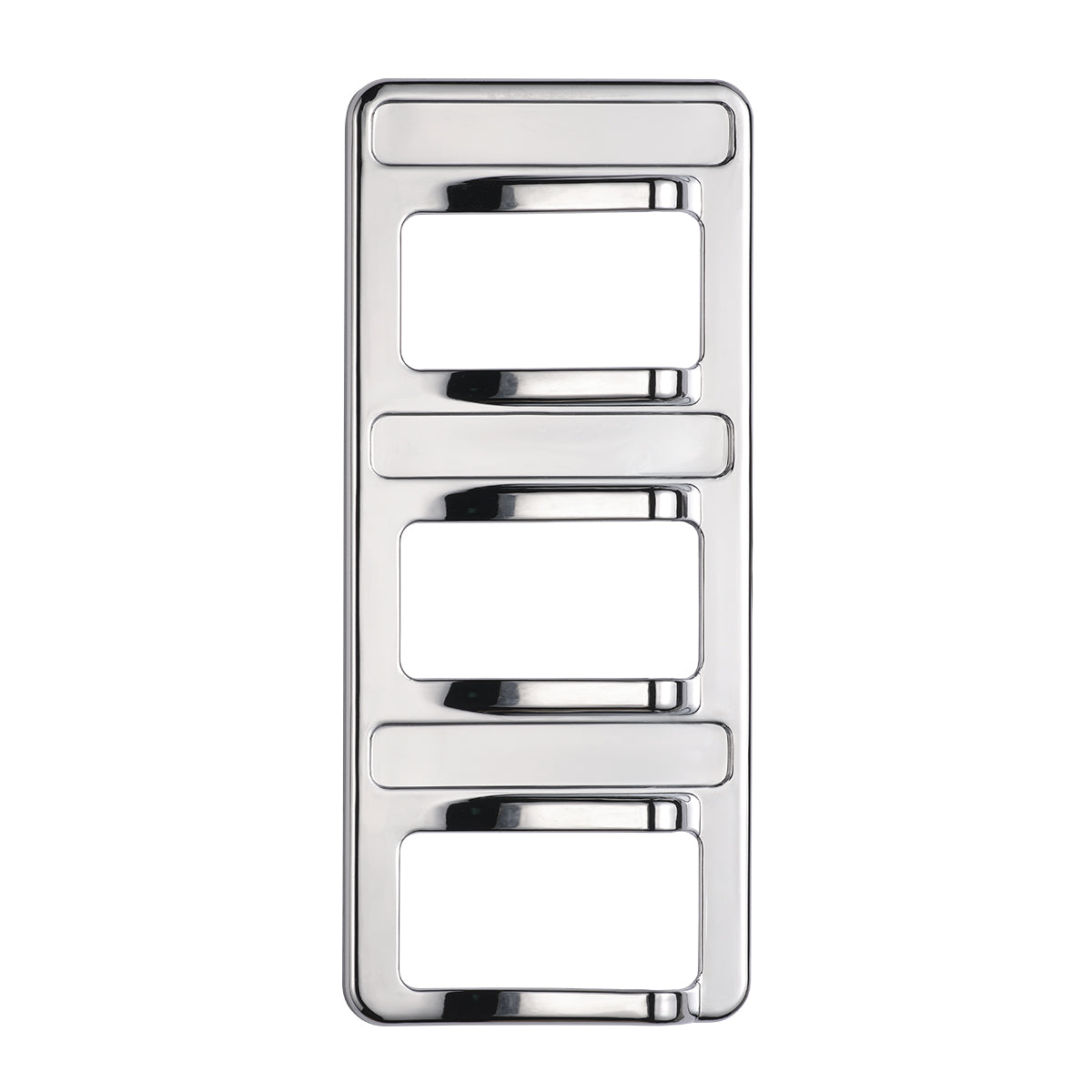 Chrome 3-Rocker Switch Cover For Peterbilt 579 (2012-2019) & 567 (2014-2019)- 3 Switches
