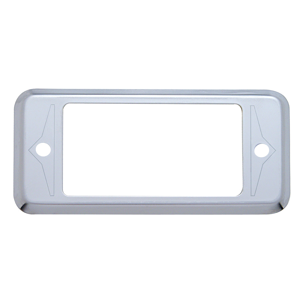 Etched Stainless "A" Panel Pocket Cover for Peterbilt