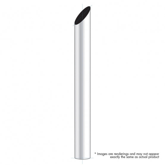 7" Mitred Plain Bottom Exhaust - 96" L