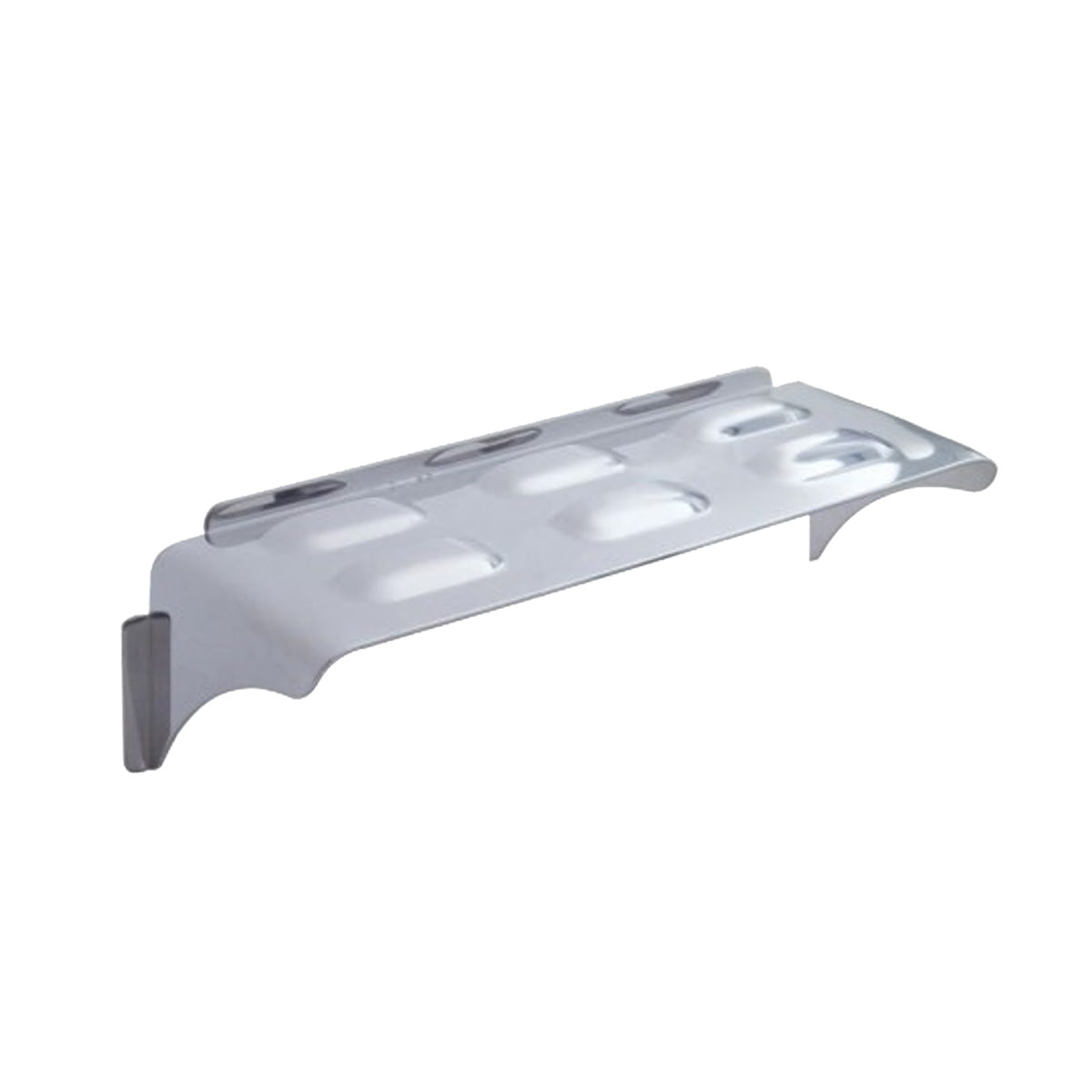 Stainless Steel Visor For 4" X 6" Rectangular Headlight, Louver Top