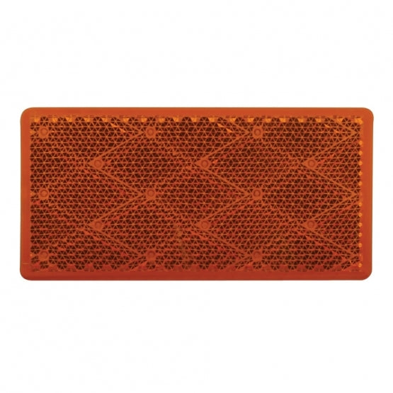Rectangular Quick Mount Reflector - Amber