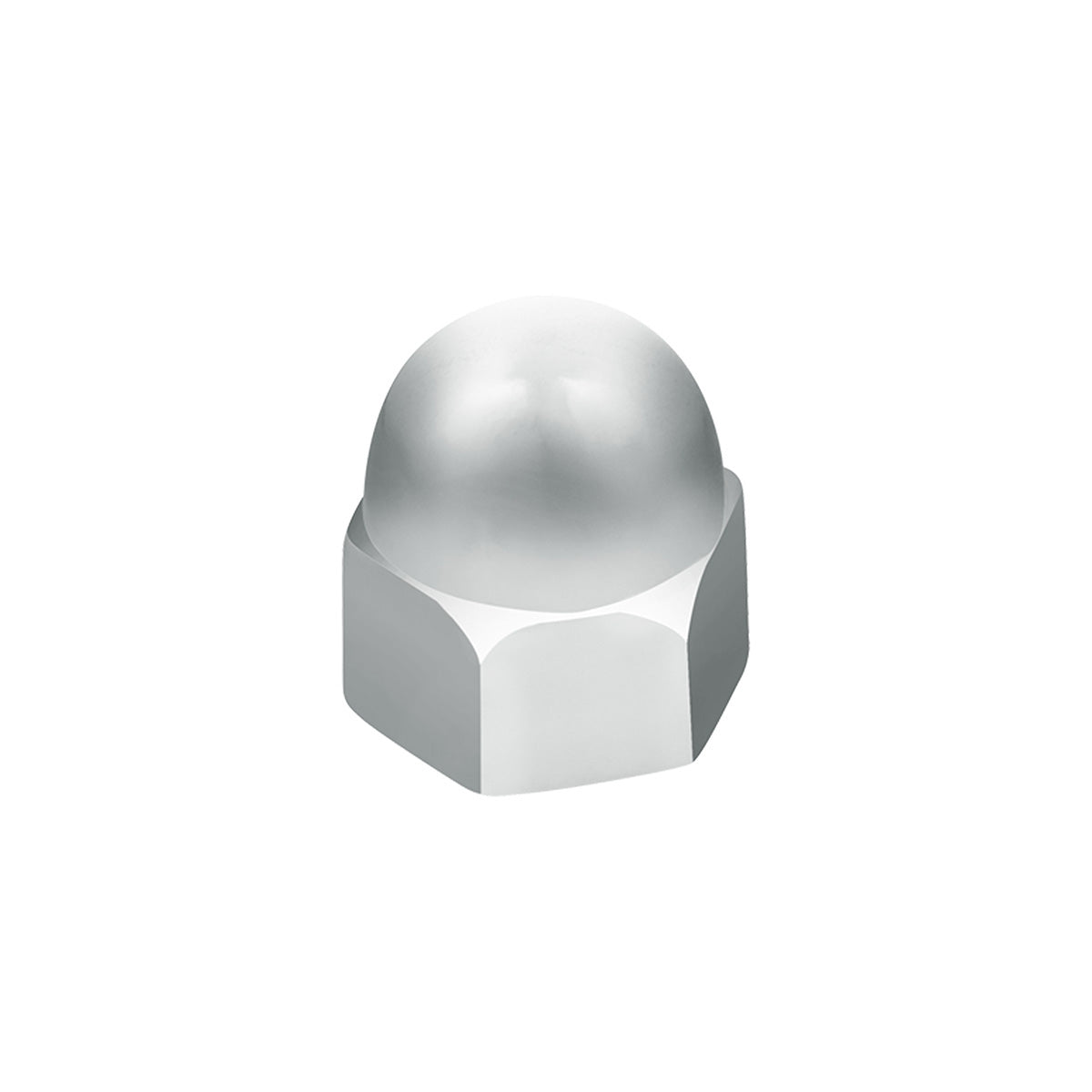 7/16" X 5/8" Chrome Die-Cast Acorn Nut Cover