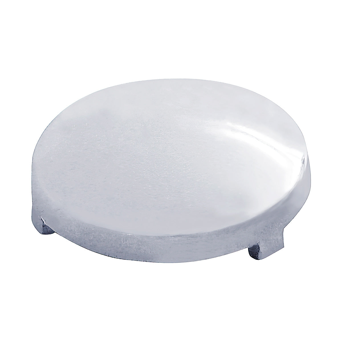 Chrome Plastic Covers For 3/4" Round Vinyl Button For Most Freightliner & International (Card of 10)