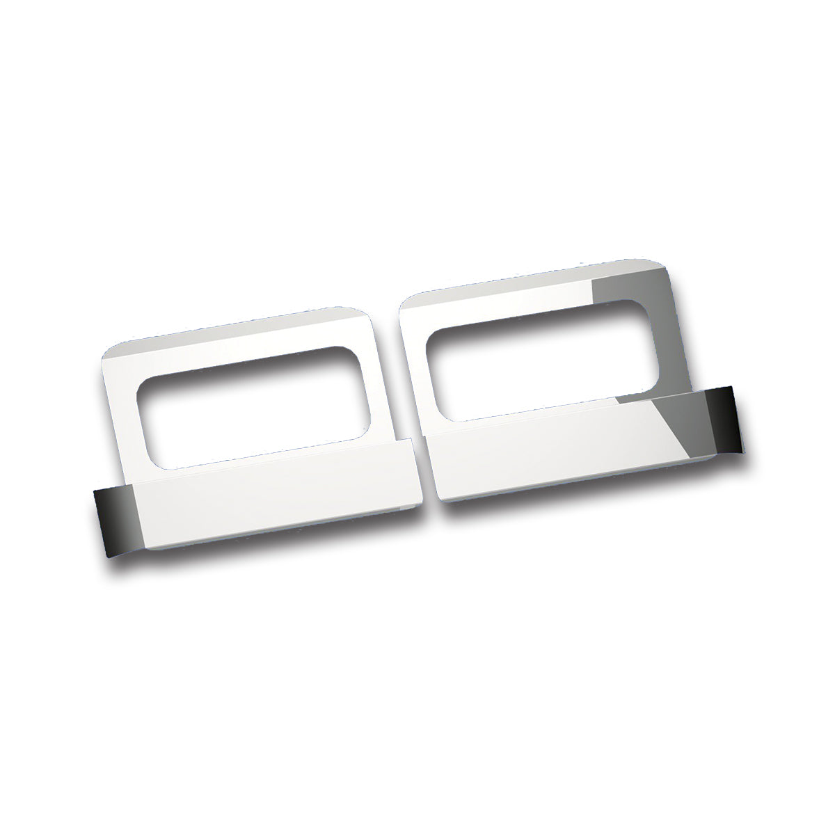 Stainless Fender Guard With Curved End & Headlight Accent For 1998-18 Western Star Constellation
