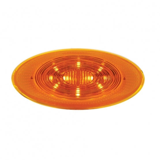 10 LED Fender Parking & Turn Signal Light For Peterbilt 386 (2006-2014) & 387 (2006-2010)-Amber LED/Amber Lens