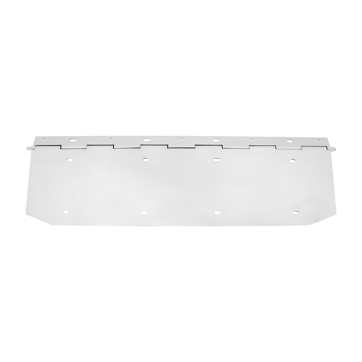 Chrome 2 License Plate Angled Holder With Hinge