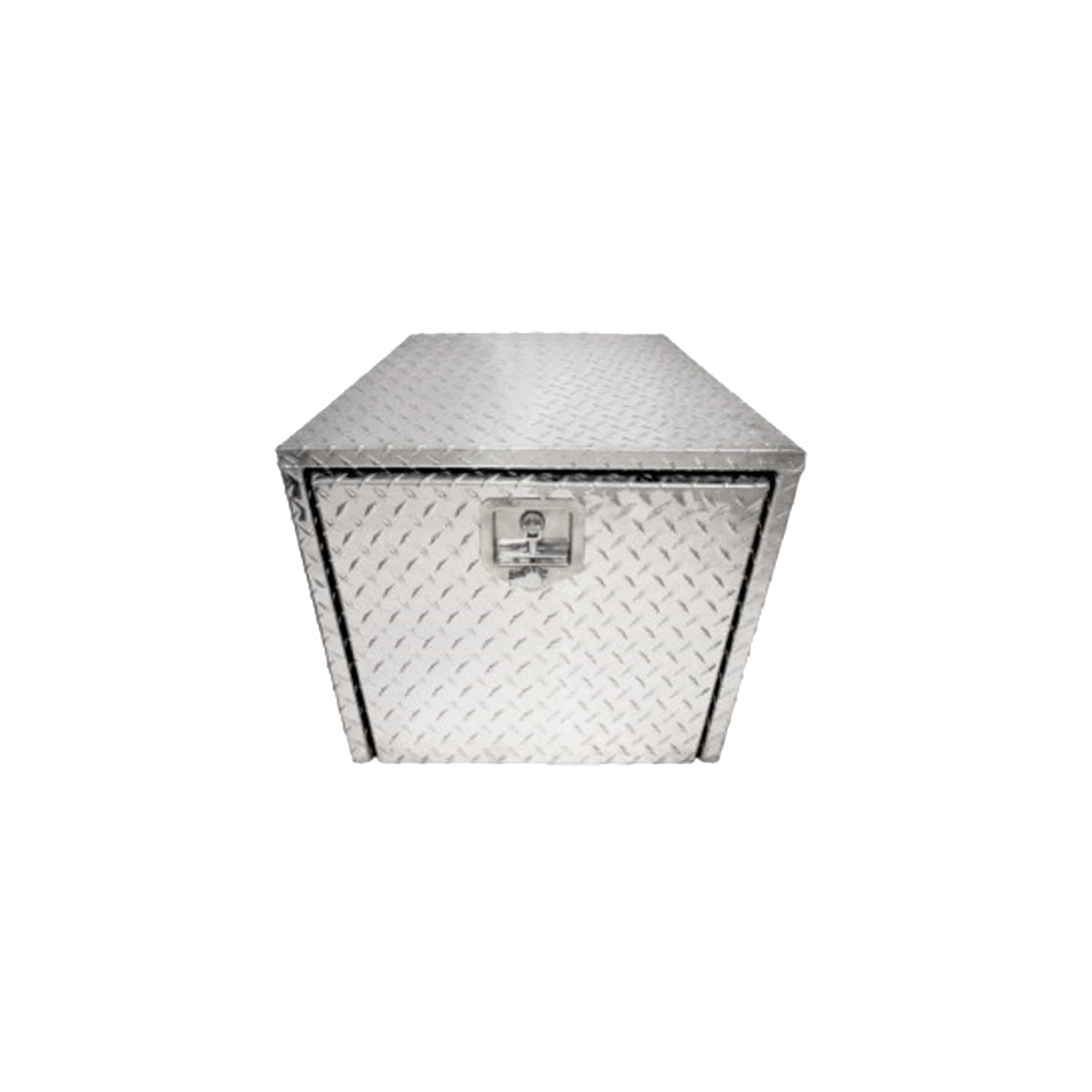 24"L X 18"W X 18"H Aluminum Diamond Plate Tool Box