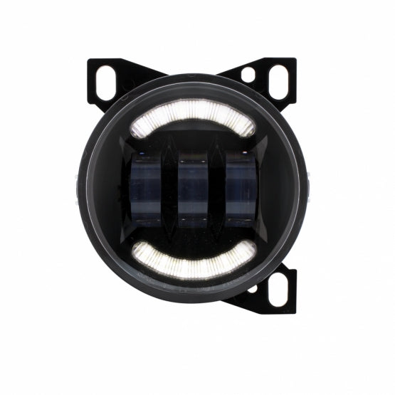 18 LED Fog Light With LED Light Bar For Peterbilt 579 (2012-2021) & Kenworth T660 (2007-2017)-Black
